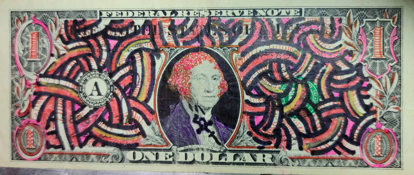 Dollar Bill Art #8