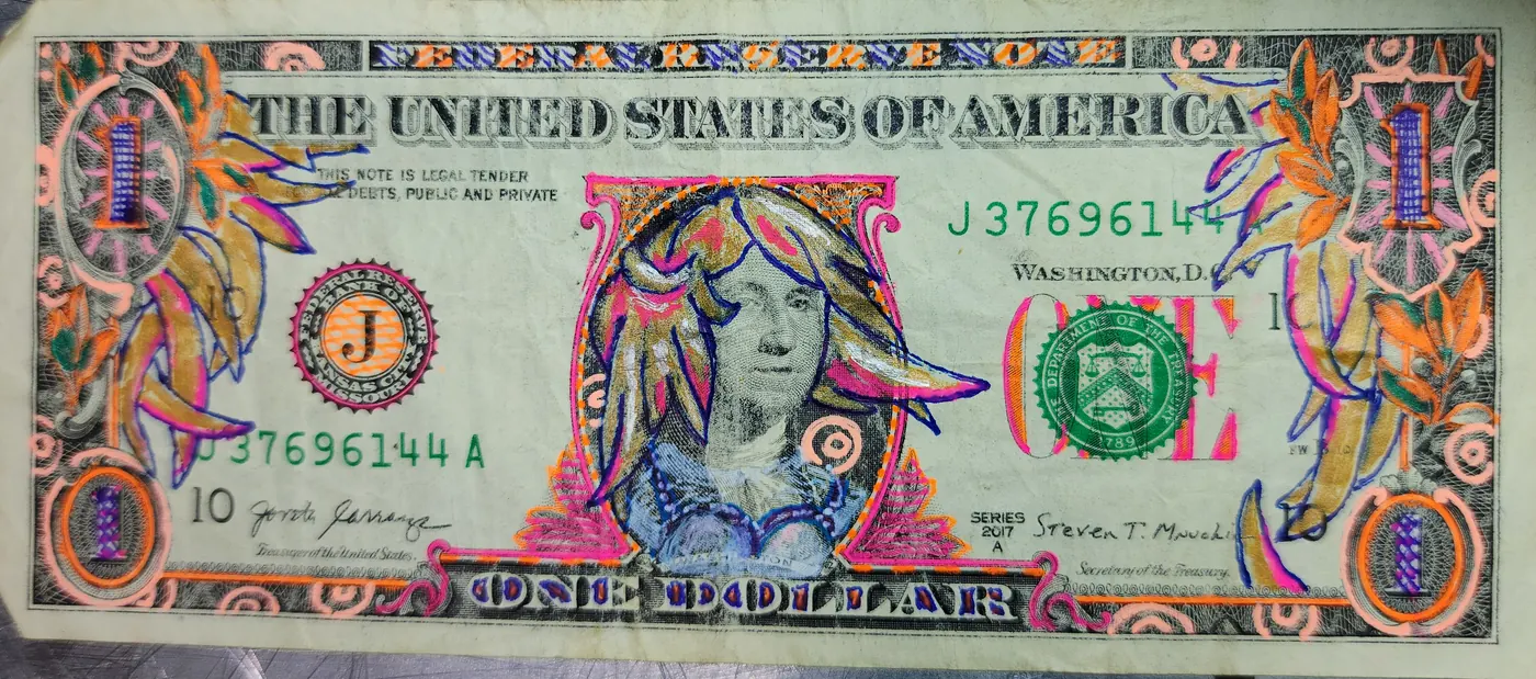 Dollar Bill Art #9