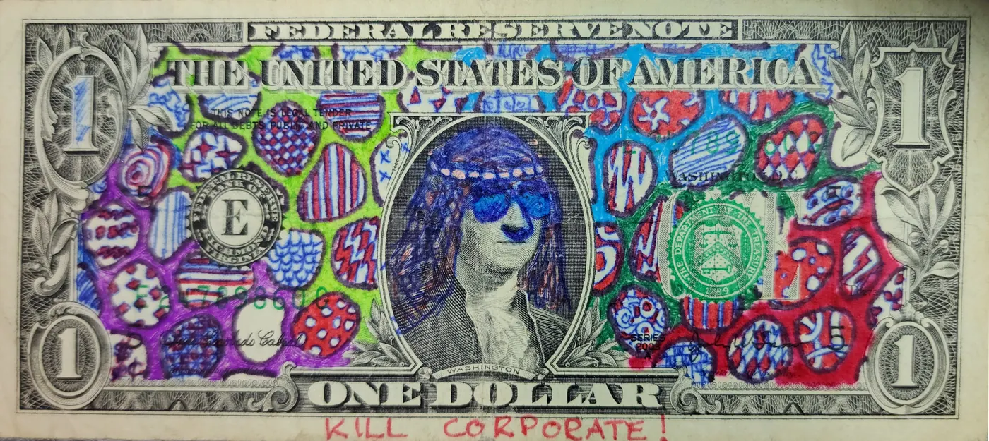 Dollar Bill Art #12