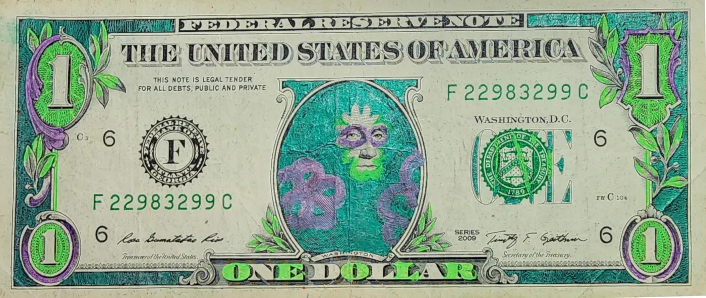 Dollar Bill Art #13