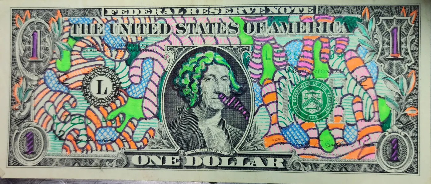 Dollar Bill Art #15