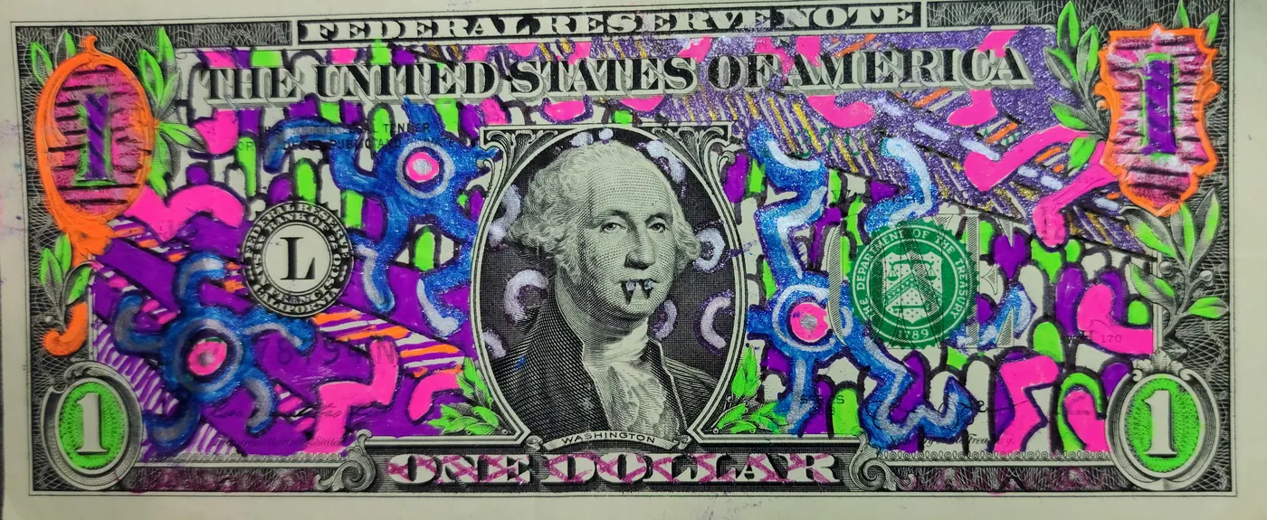 Dollar Bill Art #16