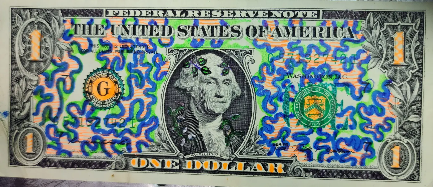 Dollar Bill Art #17