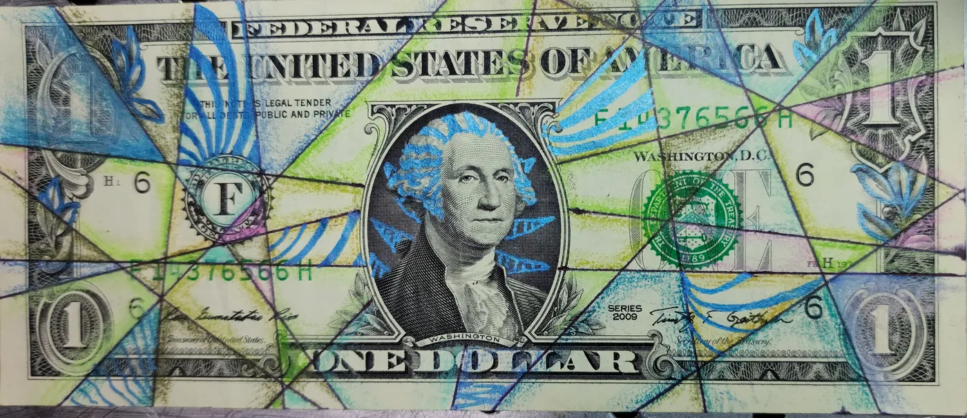 Dollar Bill Art #21