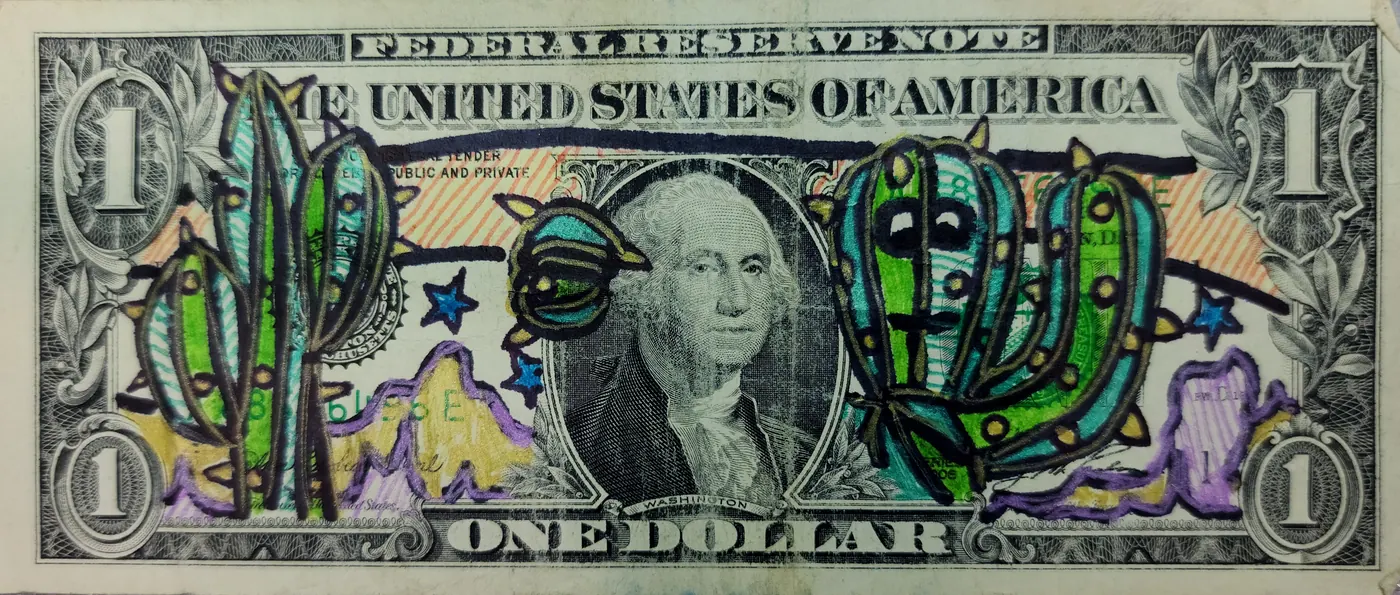 Dollar Bill Art #25