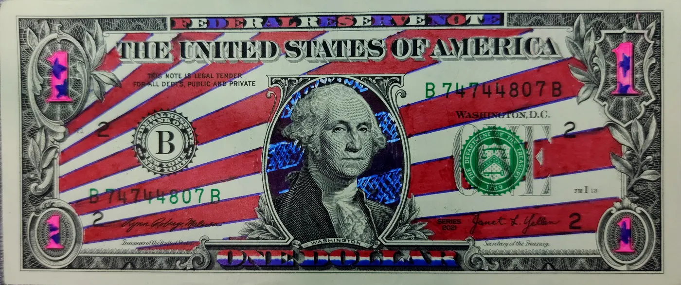 Dollar Bill Art #27