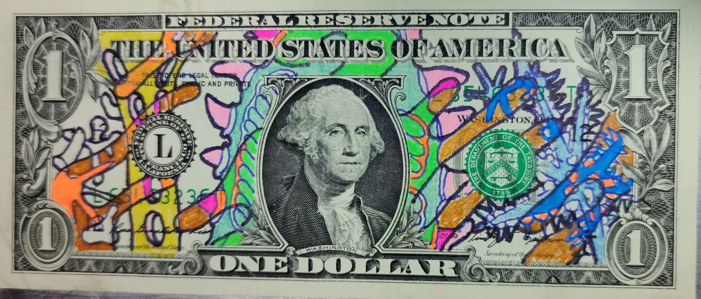Dollar Bill Art #28
