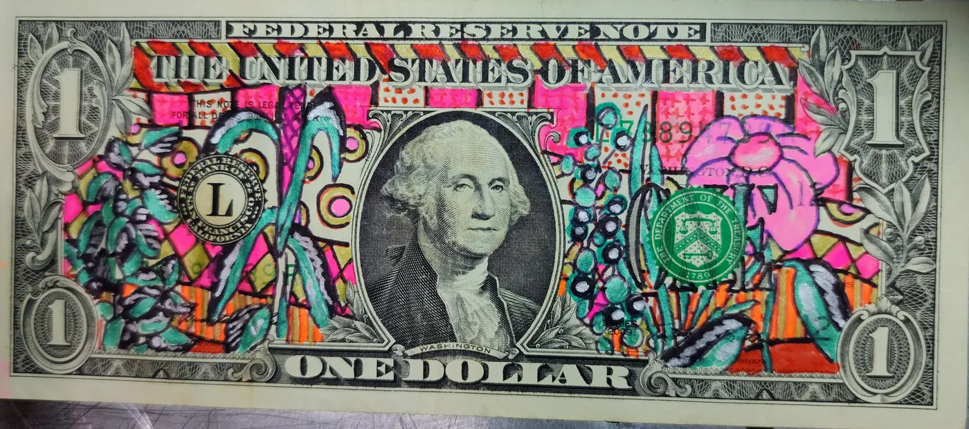 Dollar Bill Art #29