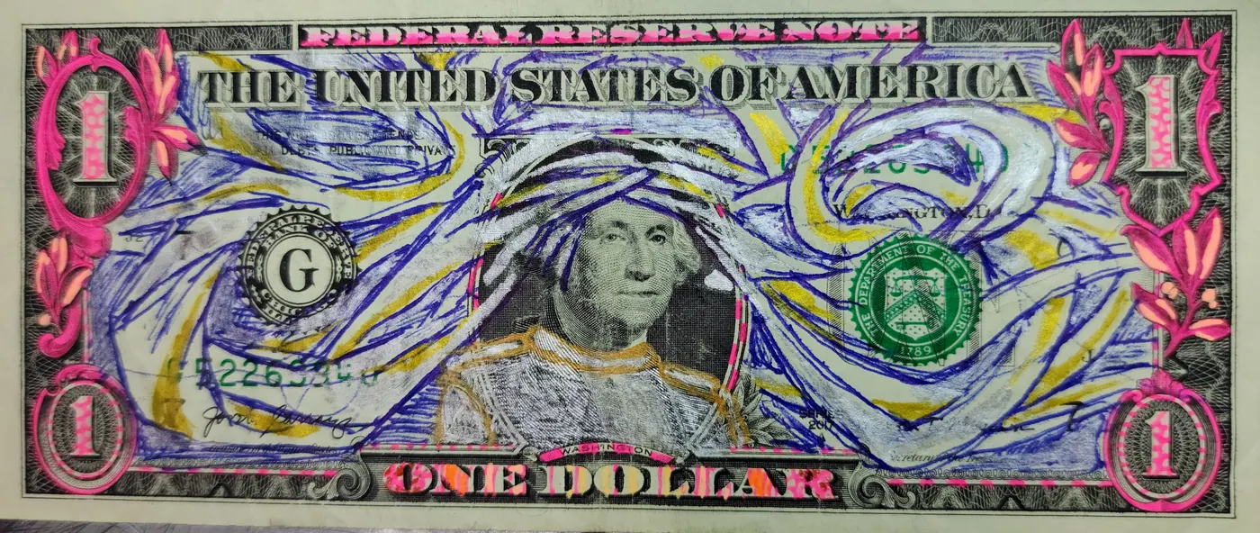 Dollar Bill Art #31