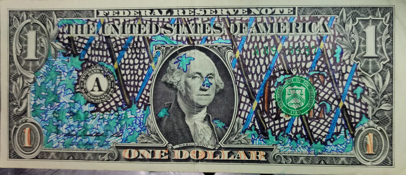 Dollar Bill Art #33