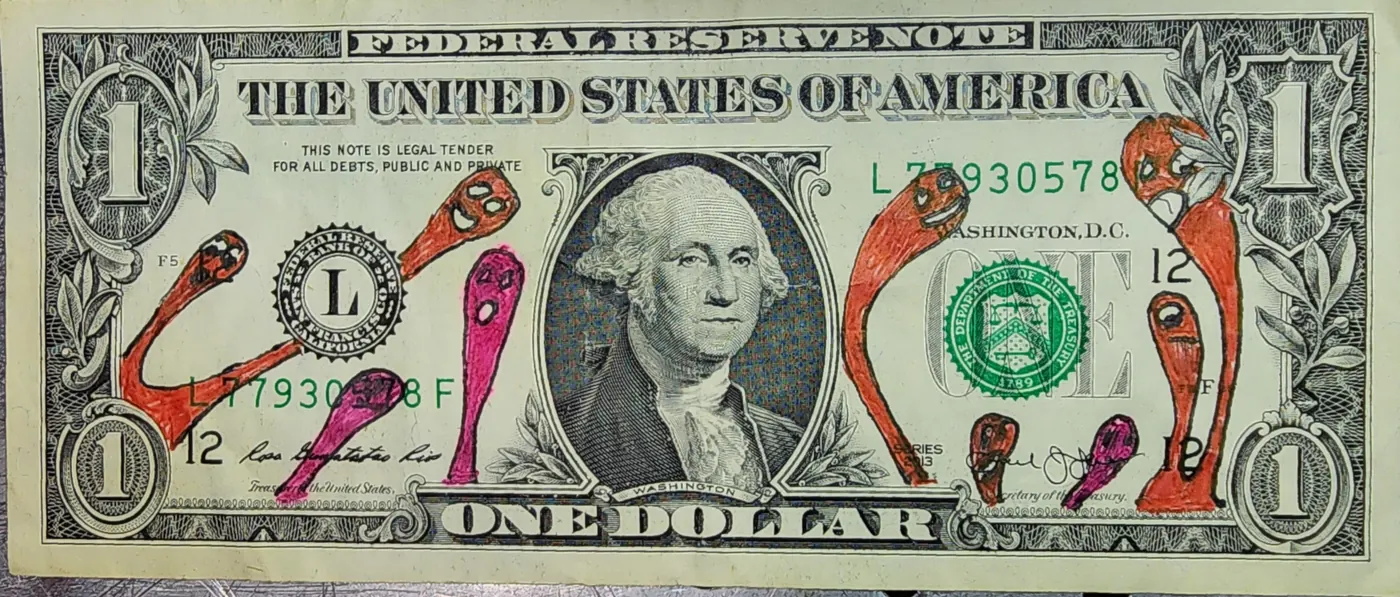 Dollar Bill Art #35