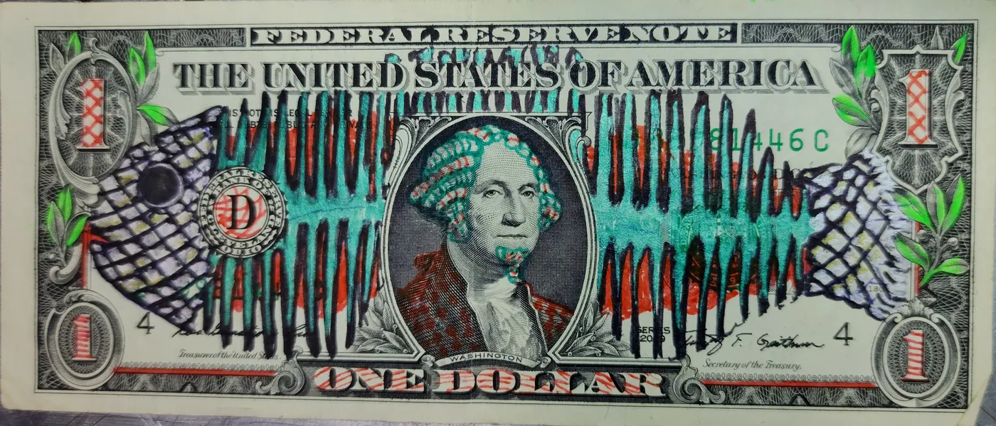 Dollar Bill Art #36
