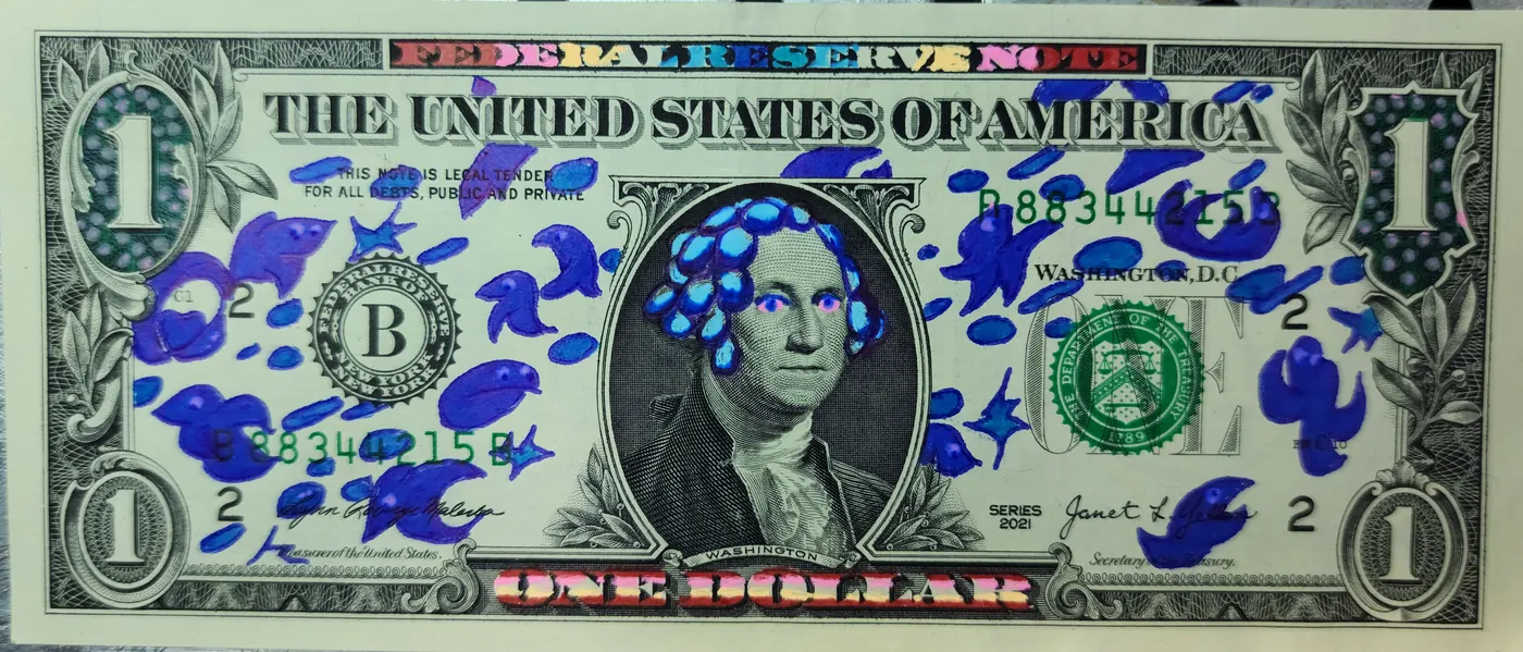 Dollar Bill Art #41