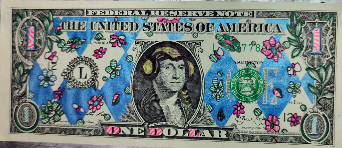 Dollar Bill Art #44