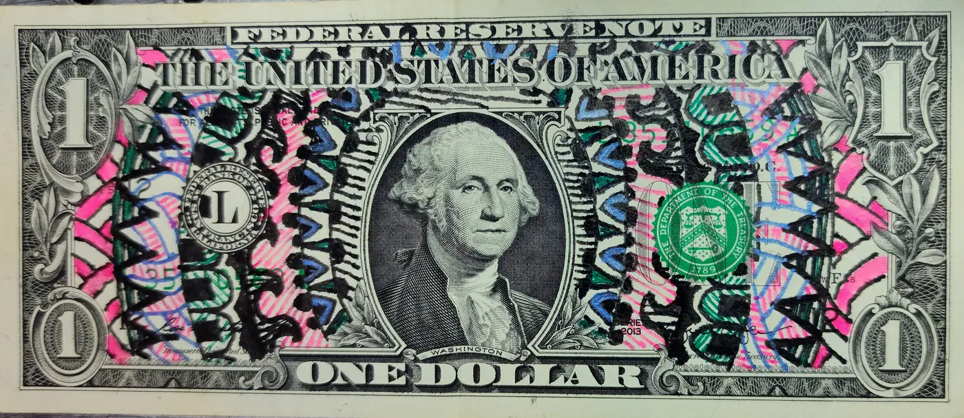 Dollar Bill Art #45