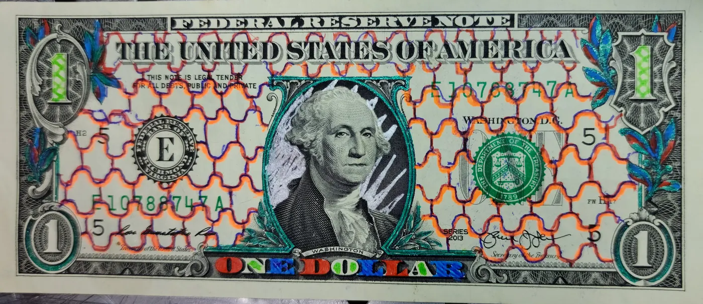 Dollar Bill Art #49