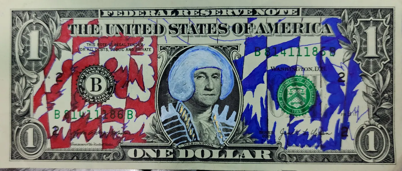 Dollar Bill Art #51
