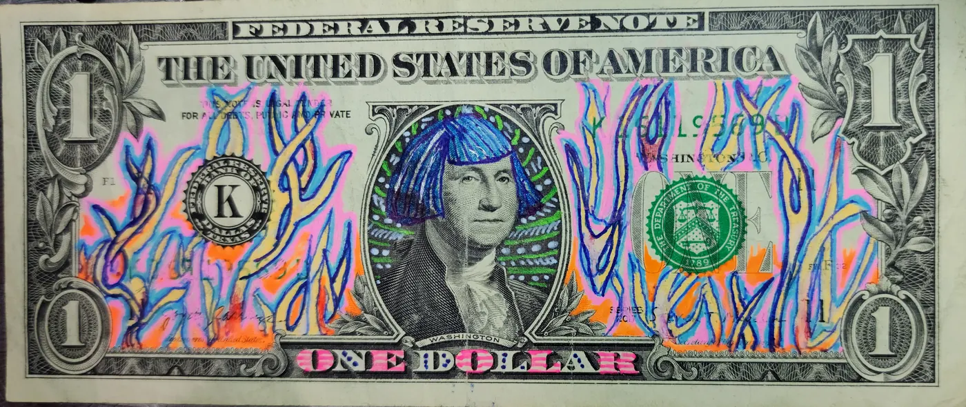 Dollar Bill Art #52