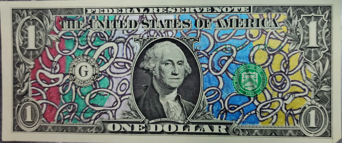 Dollar Bill Art #53