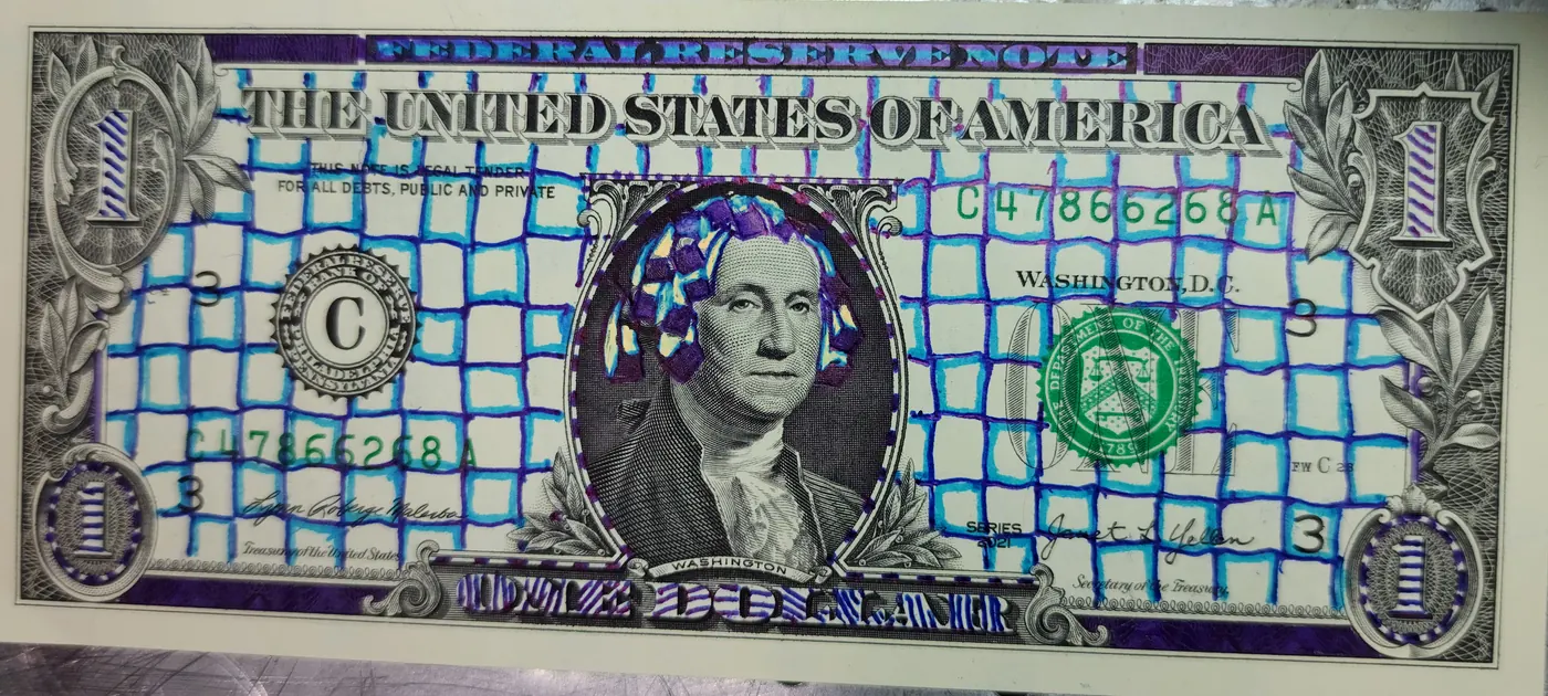 Dollar Bill Art #55