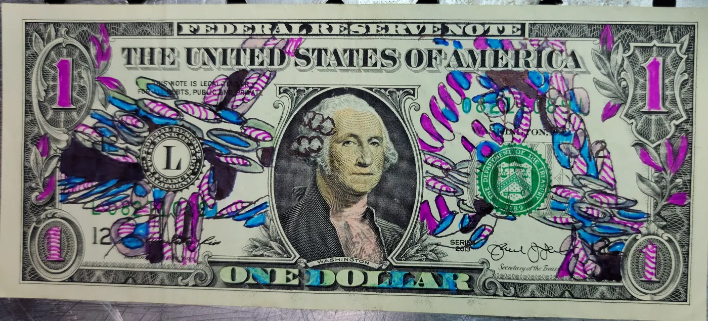 Dollar Bill Art #56