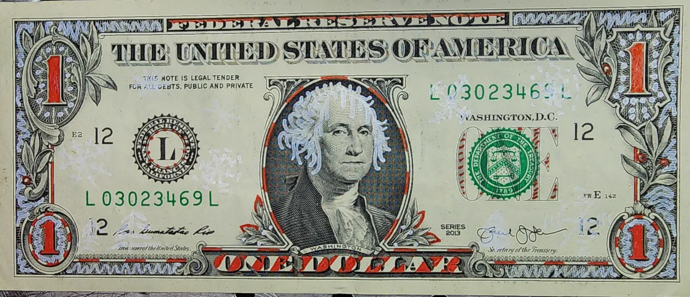Dollar Bill Art #57