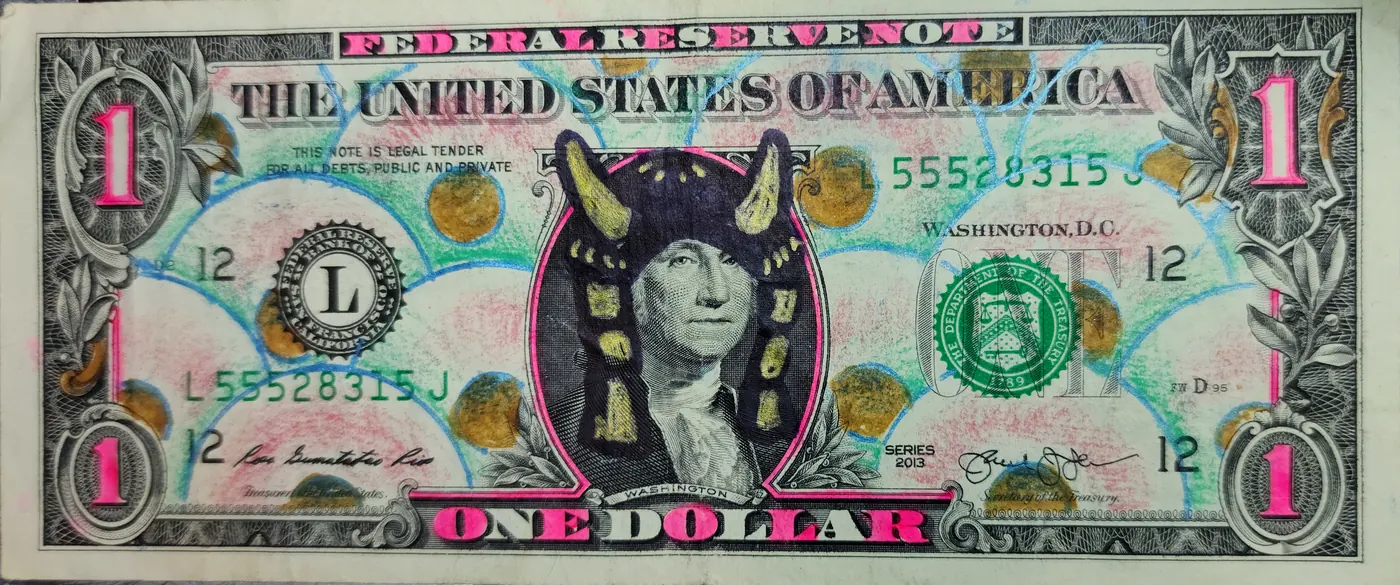 Dollar Bill Art #59