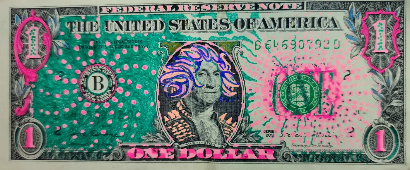 Dollar Bill Art #62