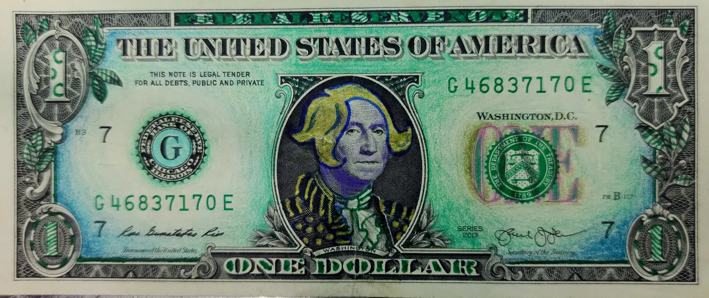 Dollar Bill Art #64