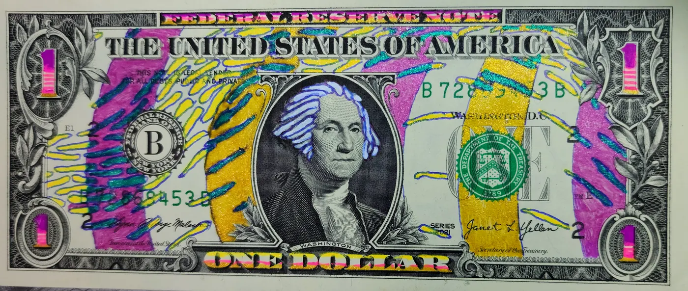 Dollar Bill Art #65