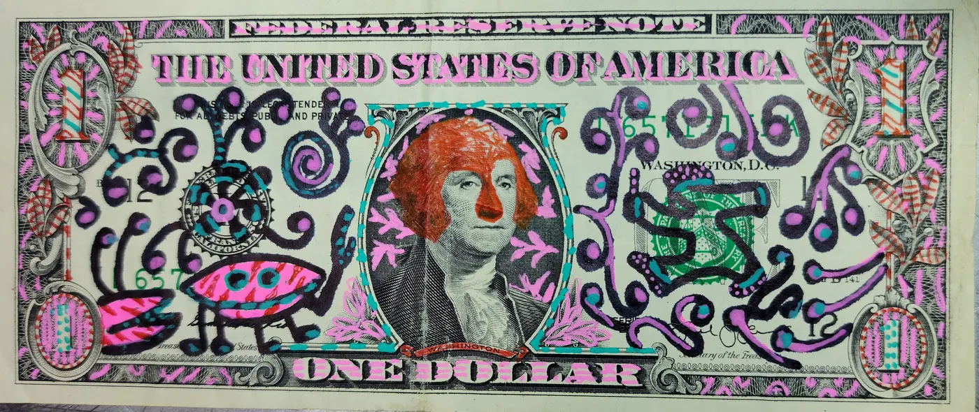 Dollar Bill Art #67