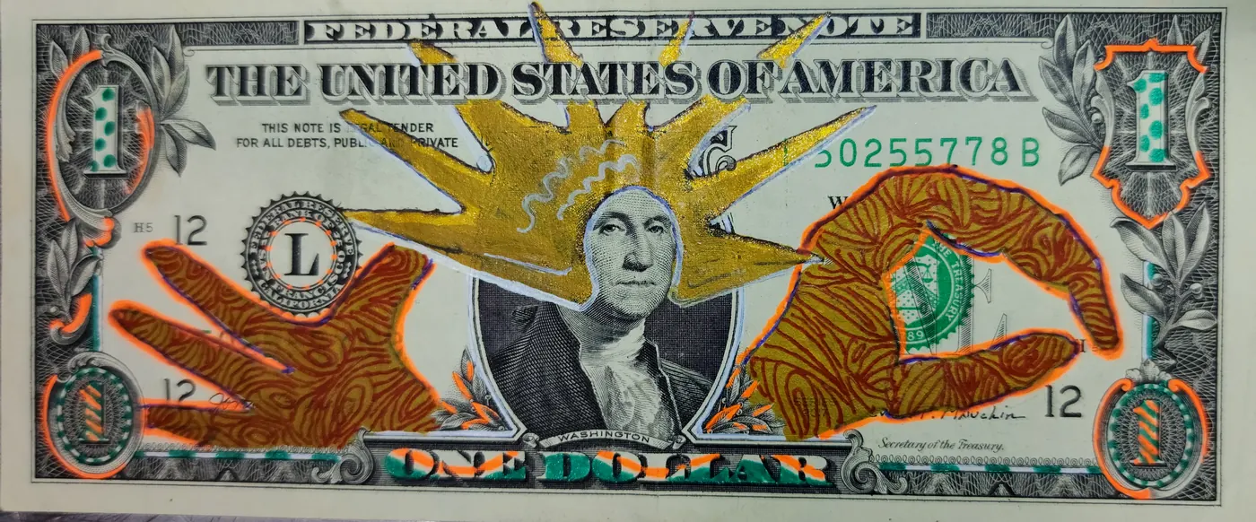 Dollar Bill Art #70