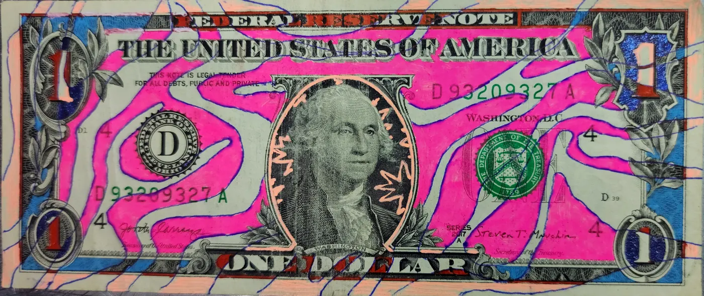 Dollar Bill Art #74