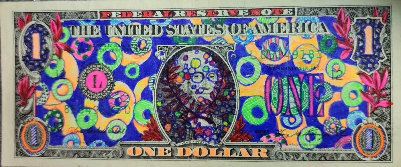 Dollar Bill Art #75
