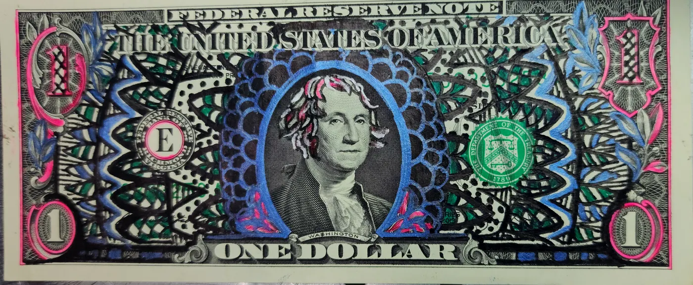 Dollar Bill Art #76