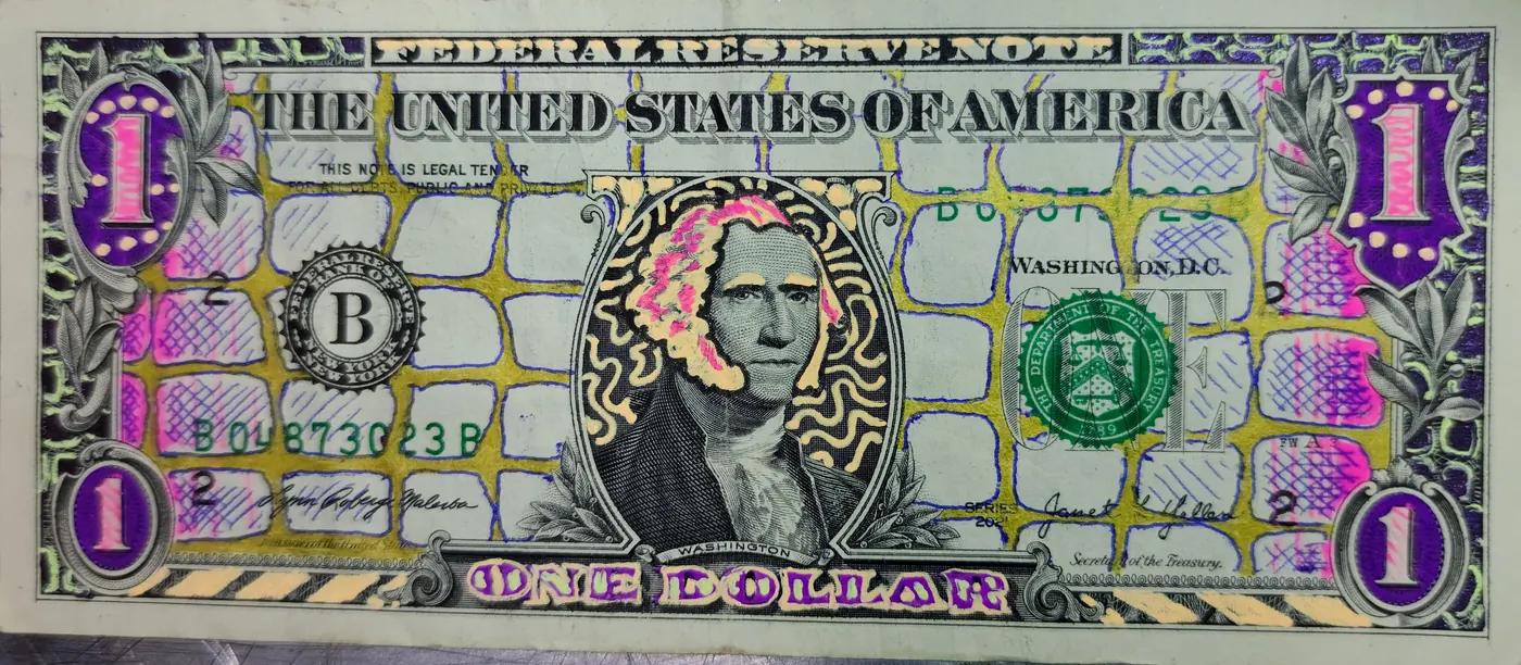 Dollar Bill Art #77