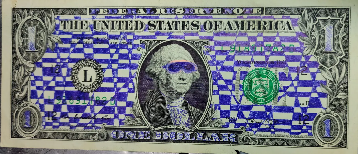 Dollar Bill Art #80