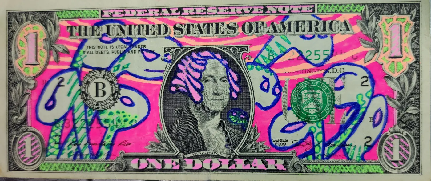 Dollar Bill Art #81