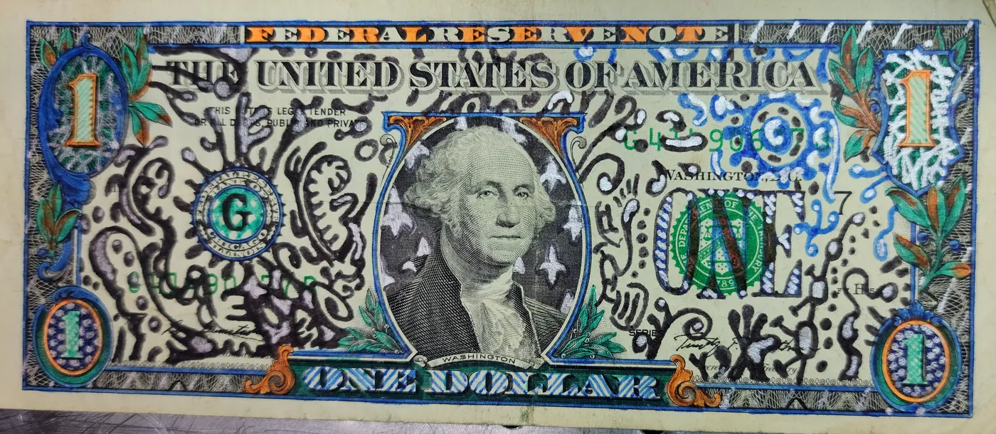 Dollar Bill Art #82
