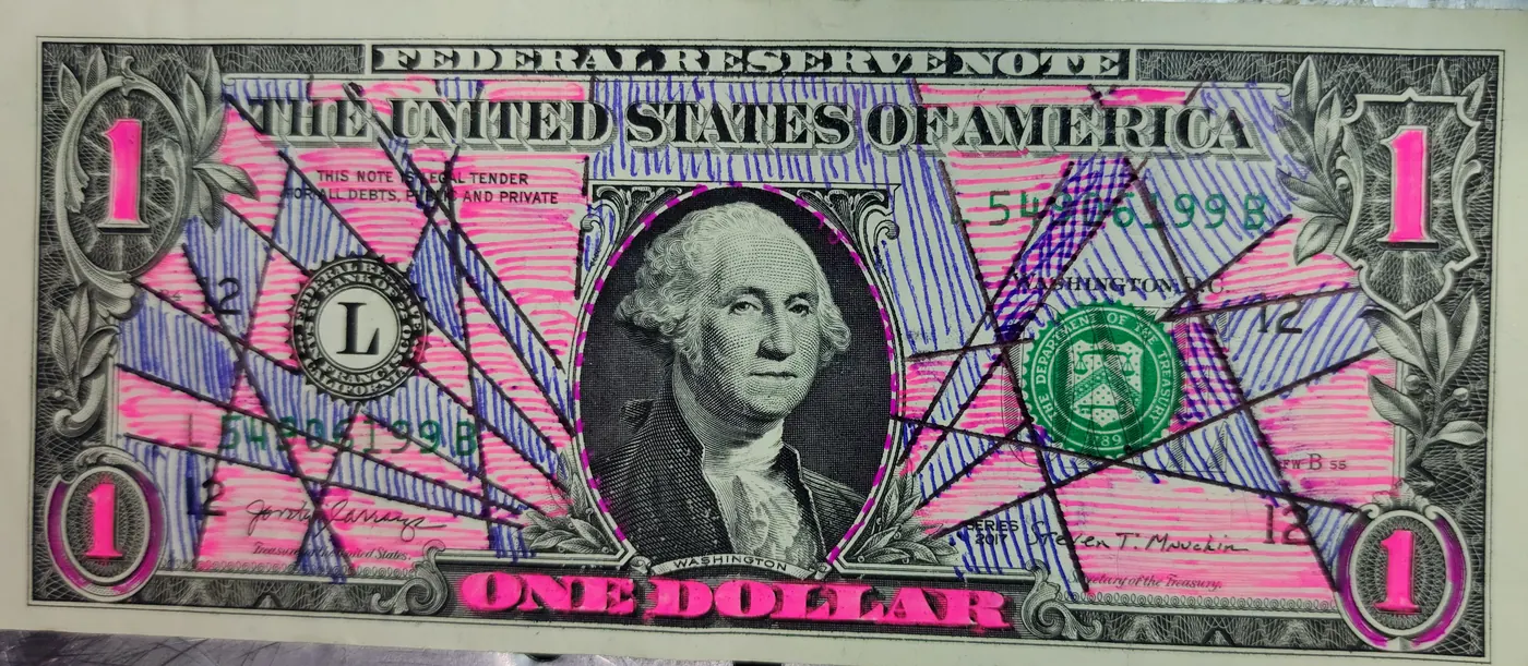 Dollar Bill Art #83