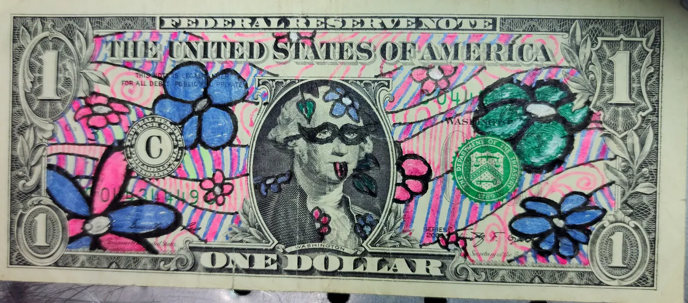 Dollar Bill Art #84