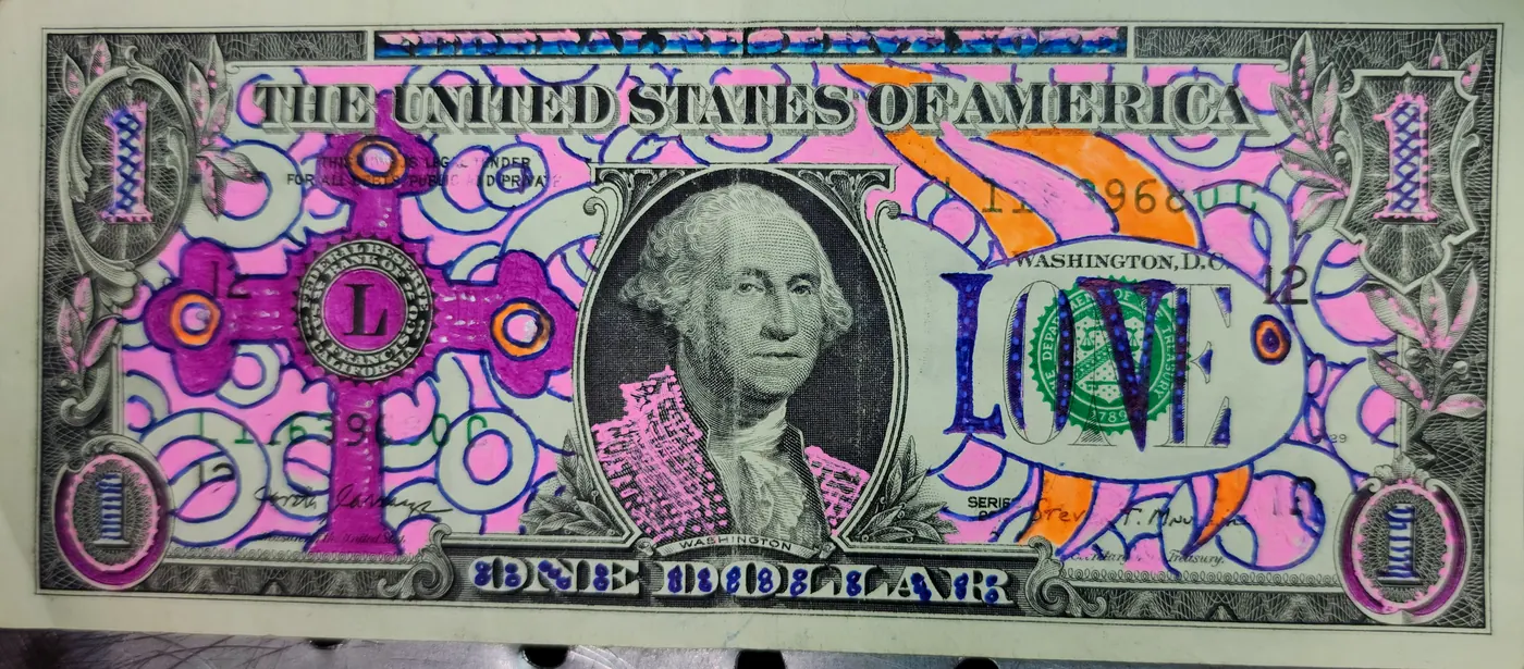 Dollar Bill Art #85