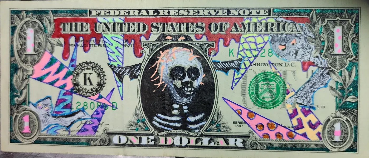 Dollar Bill Art #86