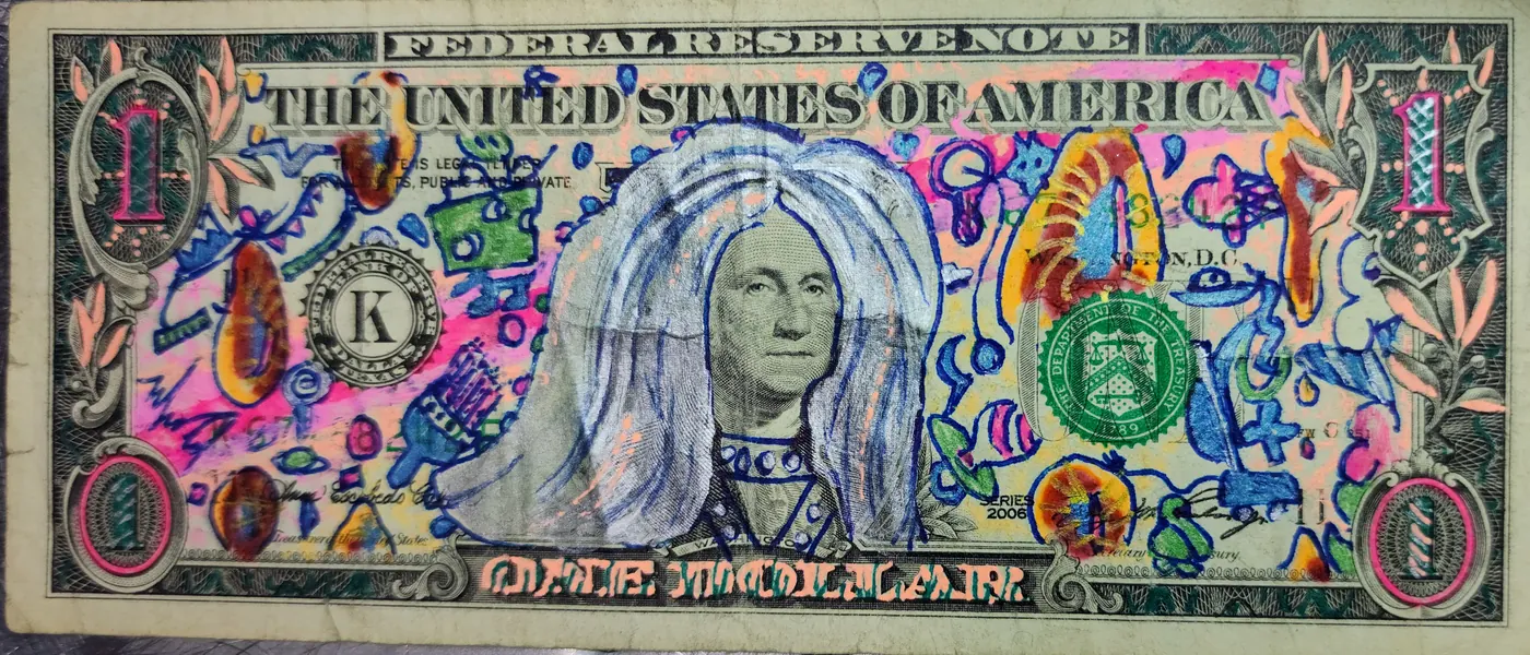 Dollar Bill Art #87