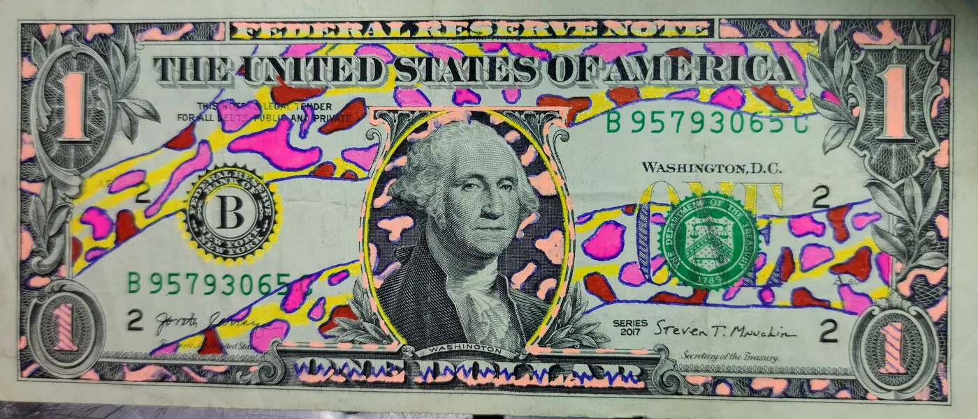 Dollar Bill Art #88