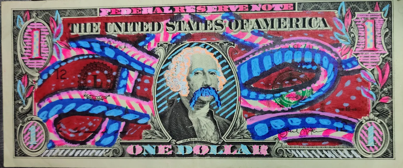 Dollar Bill Art #89