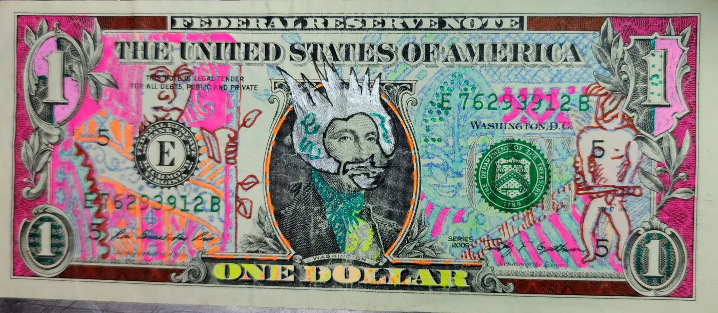 Dollar Bill Art #92