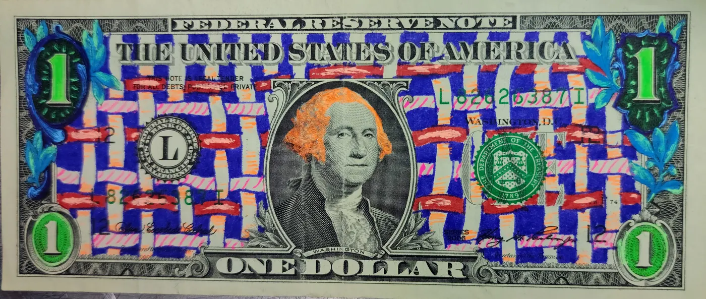 Dollar Bill Art #96