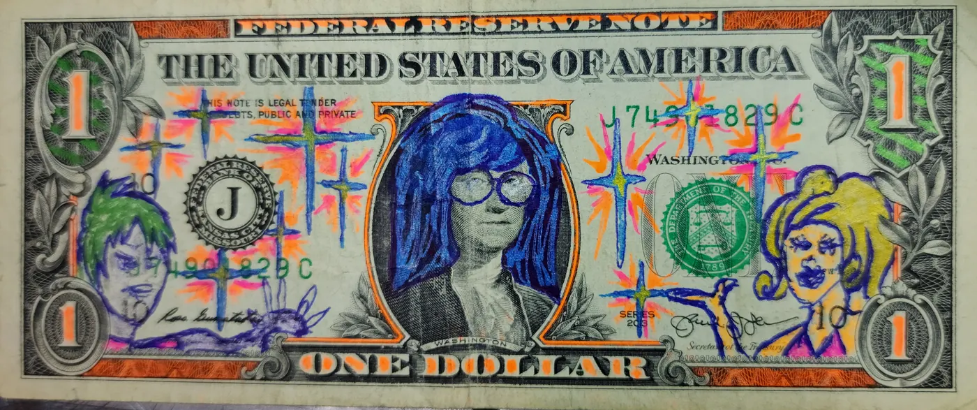 Dollar Bill Art #98