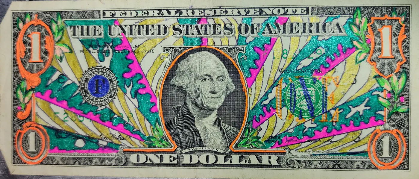 Dollar Bill Art #101